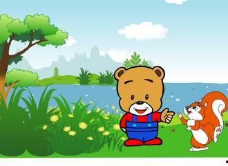 吃瓜小熊伞,夏日清凉新潮流